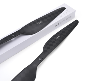 MAD Components Carbon Fiber ultralight Propeller 1 Pair CW+CCW for UAV Drone CB2 PRO 30x10.5 inch D10-D20(M3*4)