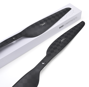 MAD Components Ultralight Carbon Fiber Propeller for UAV Drone 1 Pair CW+CCW CB2 PRO 32x11 inch D10-D20(M3*4)