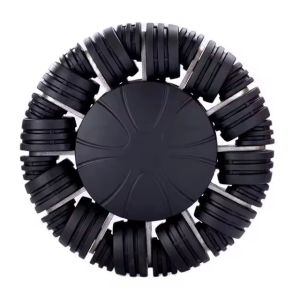 127mm (5 Inch) Precision Omni-Directional Wheel - 50kg Payload - TPU Rollers for Service Robots