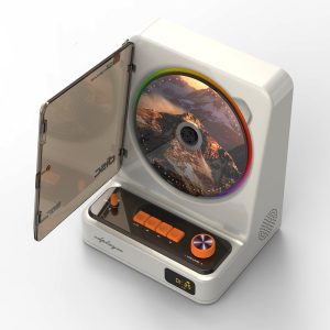 Multi-Features Stereo Music CD Player with Bluetooth Speakers, Transmitter and USB Flash Music - Model CD211