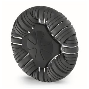 10-Inch (254mm) Industrial Omni-Directional Wheel with Dual 6002-2RS Sealed Bearings (80kg Load)