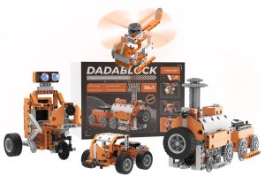 Programmable Building Block Kit Powered by ESP32 with Sensor Expansion - DaDablock Advanced Kit