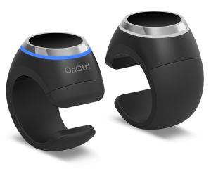 Bluetooth Remote Control Ring with Action Camera Smartphone Controller - Black
