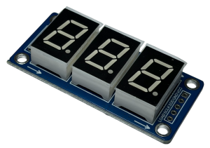 3-Digit 7-Segment LED Module 74HC595 - LED595-02