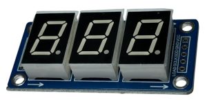 3-Digit 7-Segment LED Module 74HC595 - LED595-02