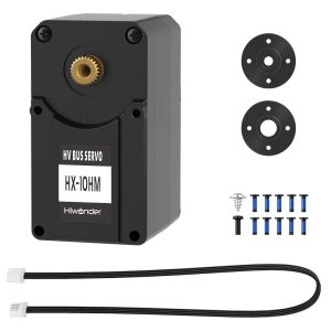 HX-10HM Magnetic Encoder Intelligent Serial Bus Servo with Double Shaft, High-Voltage Serial