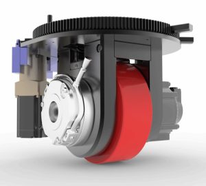High-Precision AMR Drive System with Planetary Gearbox and Servo Motor