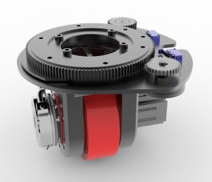 High-Precision AMR Drive System with Planetary Gearbox and Servo Motor