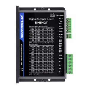 DM542T Digital Stepper Driver 1.0-4.5A 18-50VDC for Nema 17, 23, 24 Stepper Motor