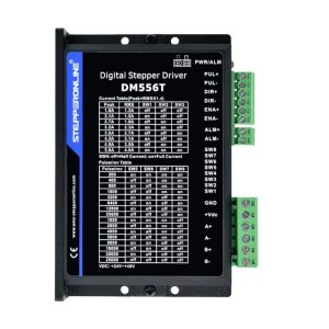 DM556T Digital Stepper Driver 1.8-5.6A 20-50VDC for Nema 23, 24, 34 Stepper Motor
