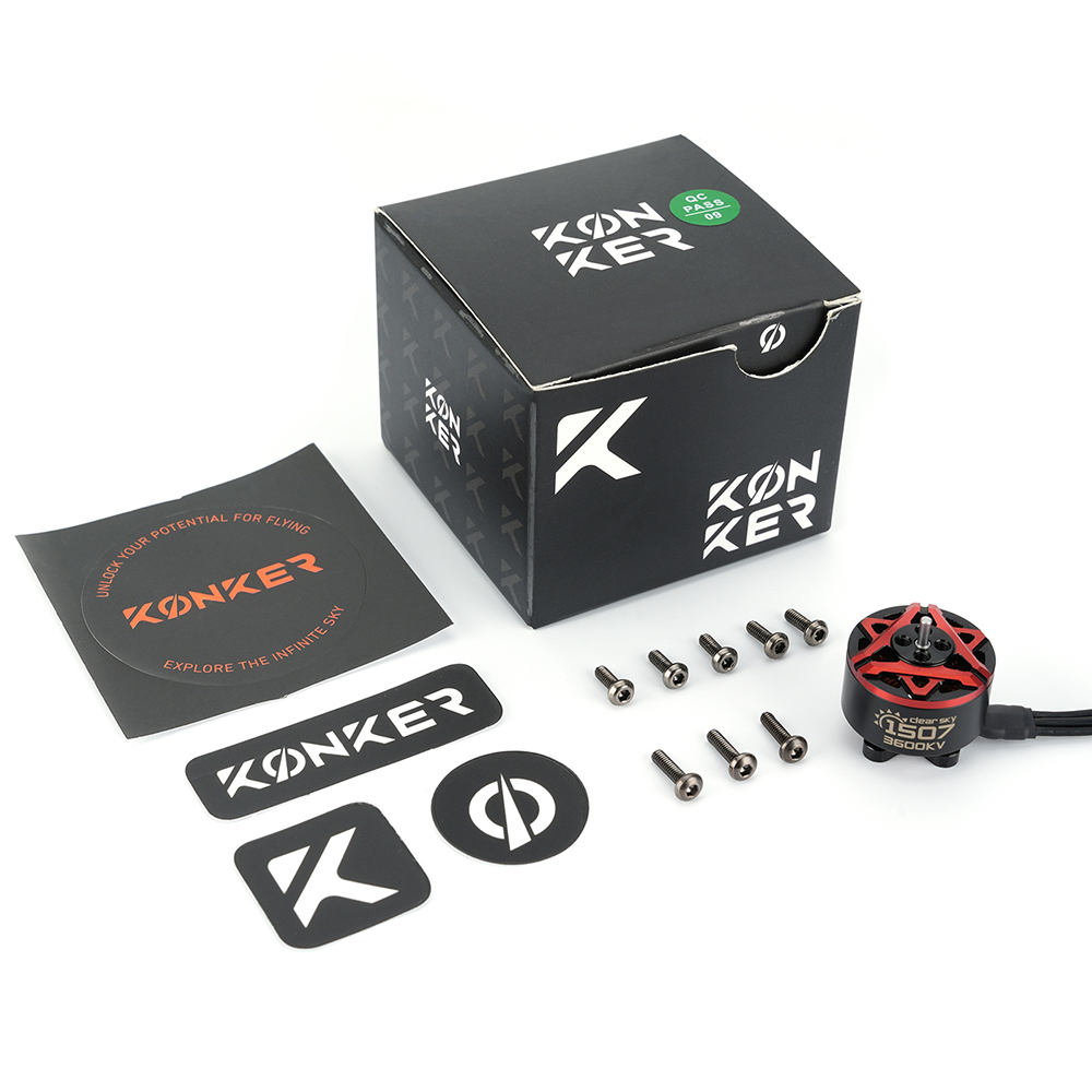 FPV Racing Drone Motor KONKER Clear Sky 1507 FPV Motor 2500KV/3600KV - Image 5
